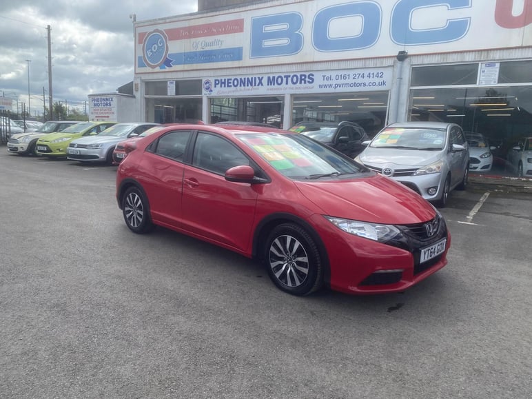 2014 HONDA CIVIC 1.6 I DTEC S EURO 5 S S 5DR 2014 93,762 MILES... photo