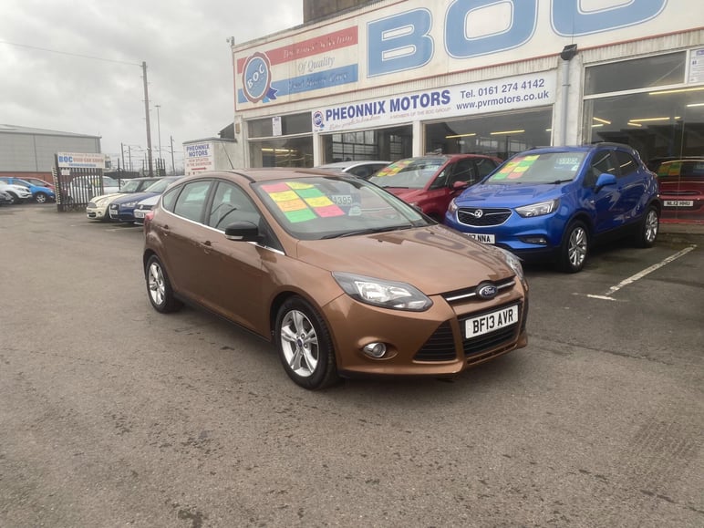 2013 FORD FOCUS 1.6 TDCI ZETEC EURO 5 S S 5DR 2013 82,100 MILES MANUAL... photo