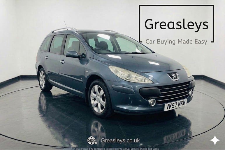2007 PEUGEOT 307 SW 1.6 HDI SE 5DR 2007 104,154 MILES MANUAL VEHICLE PRICE 1,545... photo