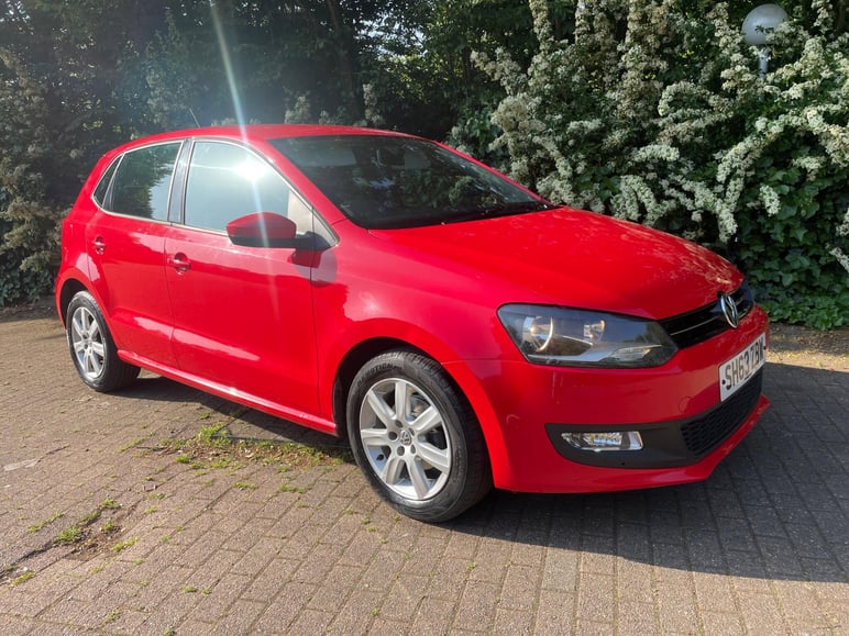 2013 VOLKSWAGEN POLO 1.2 MATCH EDITION EURO 5 5DR 2013 89,000 MILES MANUAL VEHICLE PRICE... photo