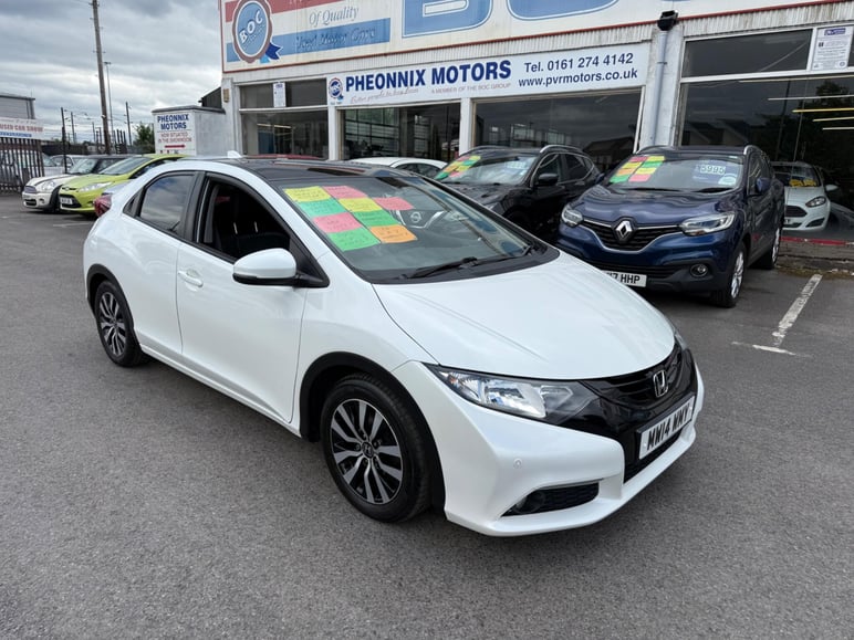 2014 HONDA CIVIC 1.6 I DTEC SR EURO 5 S S 5DR 2014 96,000 MILES... photo