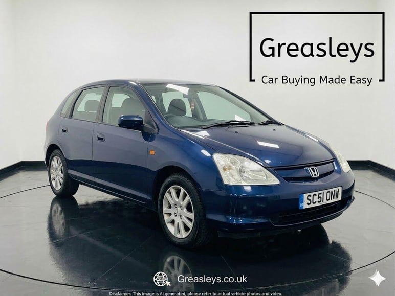 2002 HONDA CIVIC 1.6 I VTEC SE EXECUTIVE 5DR 2002 152,083 MILES AUTOMATIC VEHICLE PRICE... photo