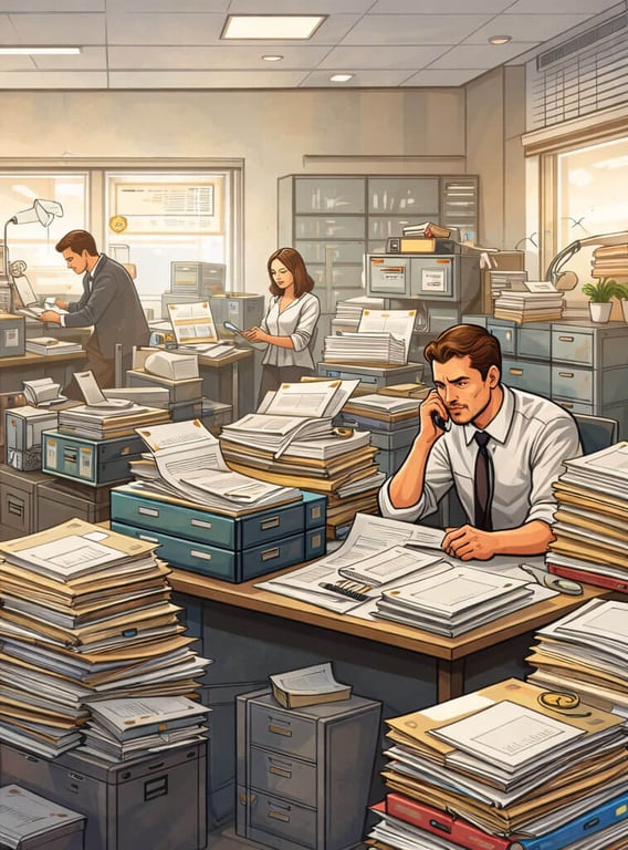 Old Way Illustration