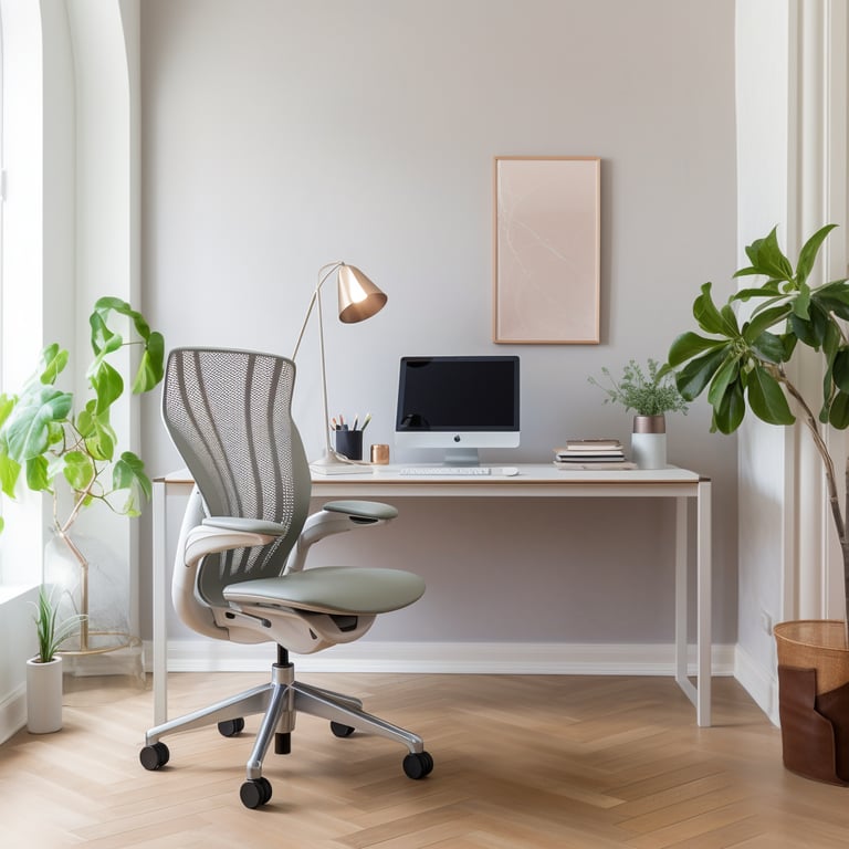 Small Office With Desk and Chair