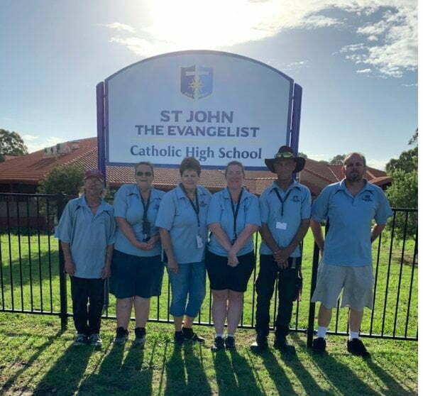 St John School CLeaning Team