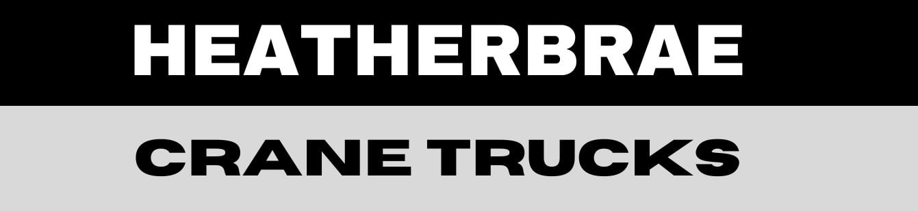 Heatherbrae Crane Truck Banner