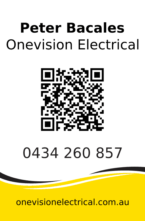Peter Bacales Onevision Electrical
Carlingford based electricain