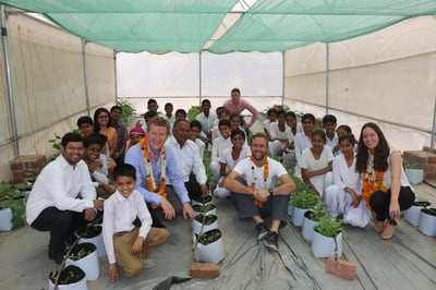 Kelly and team Food Ladder