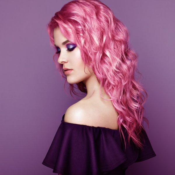 Beauty fashion model girl with colorful dyed hair The Hair Boutique North Richmond Pick hair 1