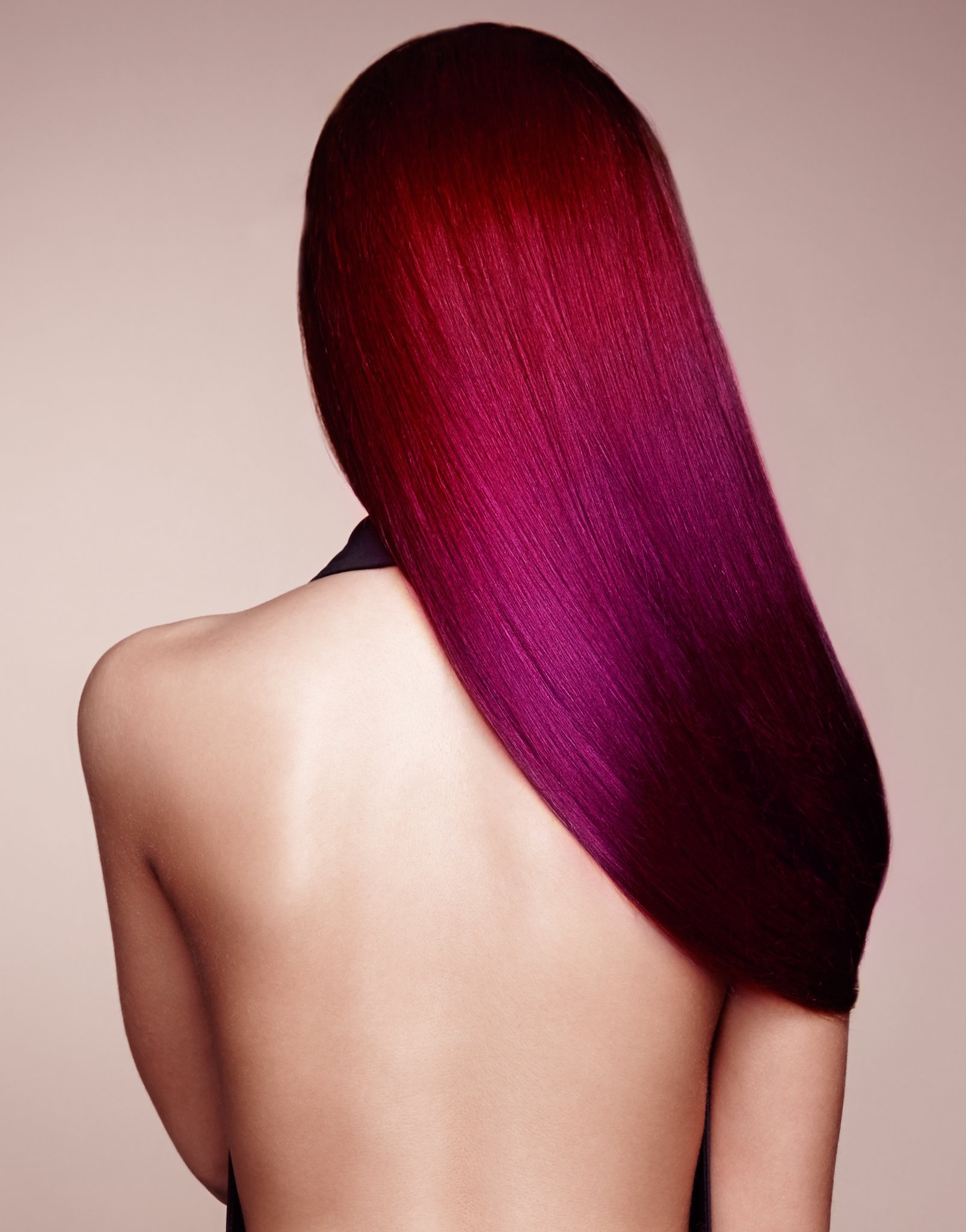 Beauty fashion model girl with colorful dyed hair Pink Hair From The Hair Boutique North Richmond