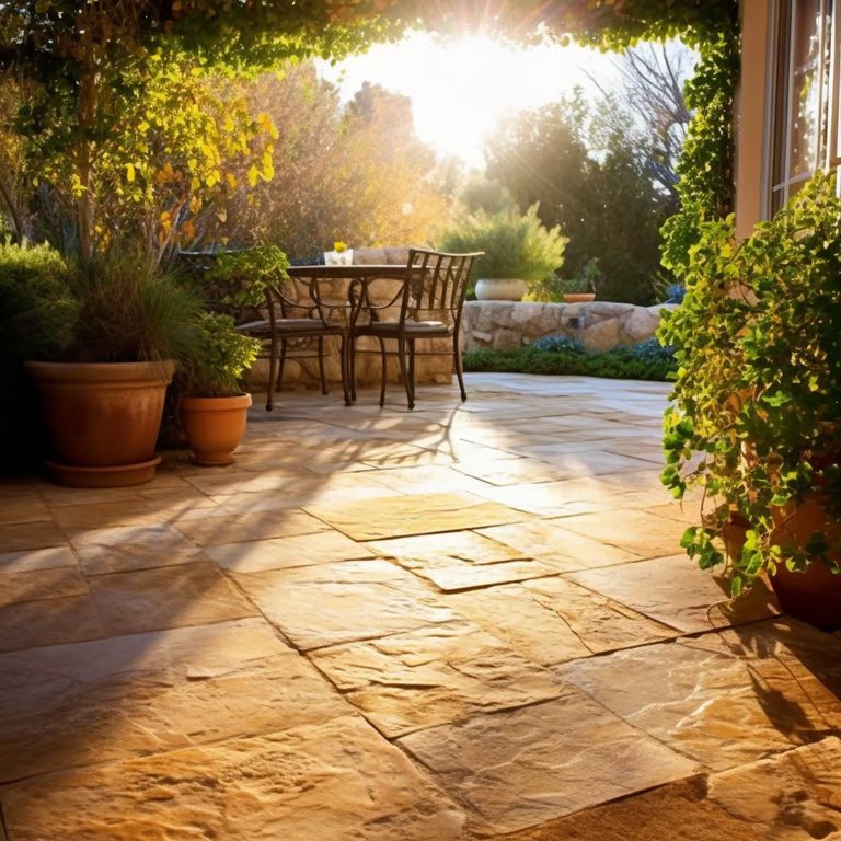 Natural Stone Tiles outdoor area