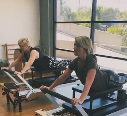 power of pilates 2 Power Of Pilates Class doing exercise