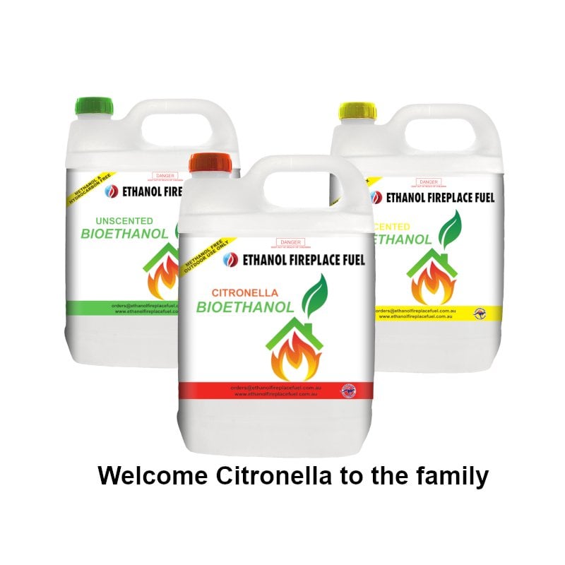 Welcome Citronella to The Ethanol Fireplace Fuel Family