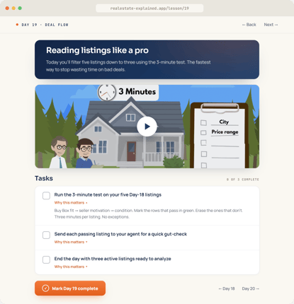 Real Estate Explained - Mortgages & Residential platform