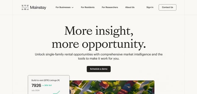Mainstay - Analytics platform
