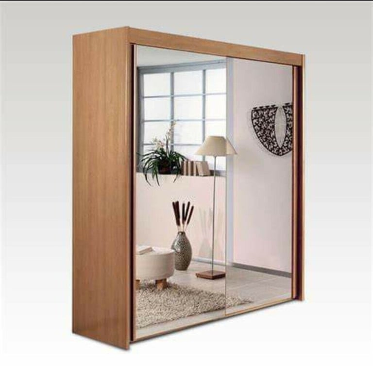 **High Quality Brand New Sliding Mirror Door Wardrobe Cupboards Available