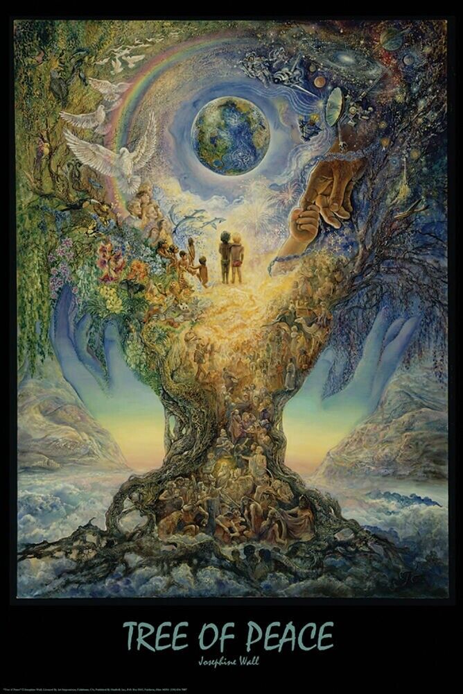 image for Tree of Peace Josephine Wall High Quality Art Print Poster Home Office Dorm Wall Decor Gift Man Cave