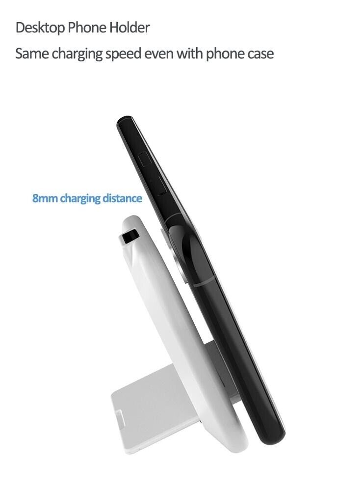 Lamp with wireless charger mobile phone smart fast charger, adjustable