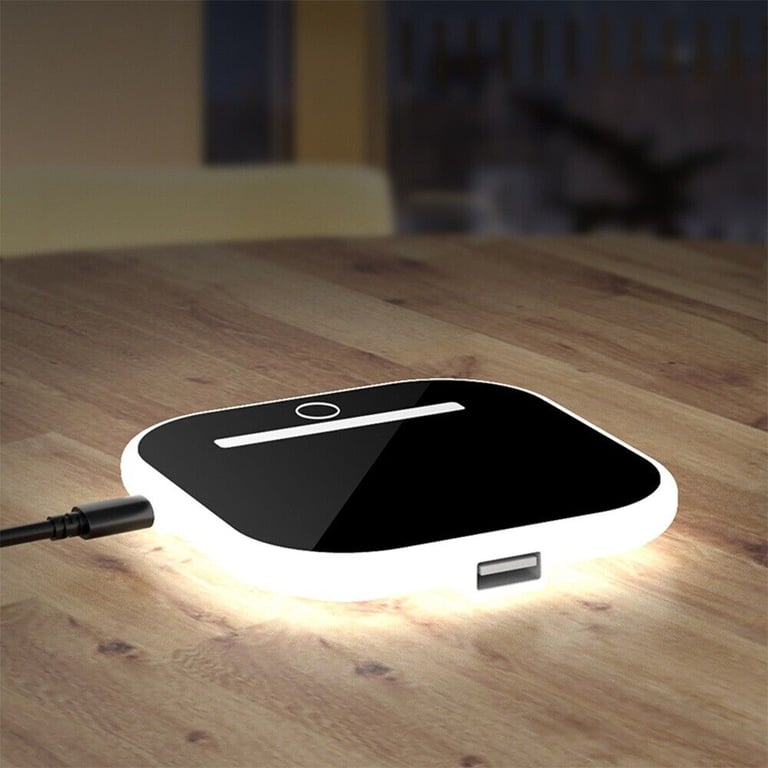 Lamp with wireless charger mobile phone smart fast charger, adjustable