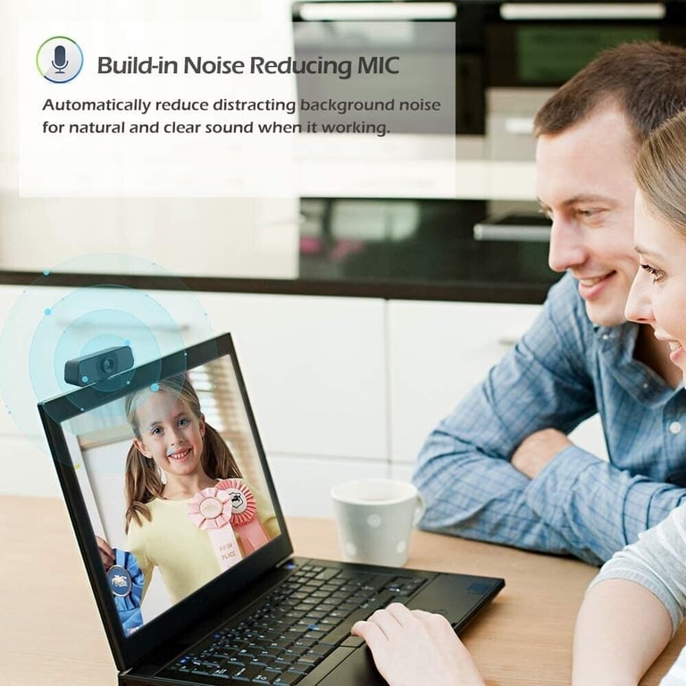 Webcam with Microphone HD Web Camera 1080P
