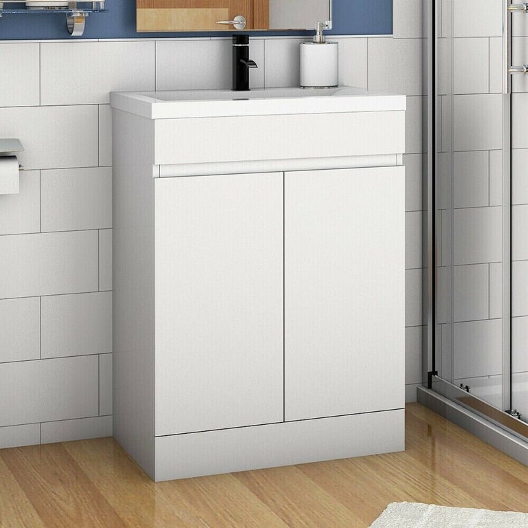 image for New Venus Handless White Basin Vanity Unit 500mm RRP £300 Our Price £130