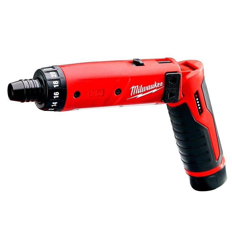 Milwaukee M4 1/4"Hex Screwdriver set with Battery + 110v Charger