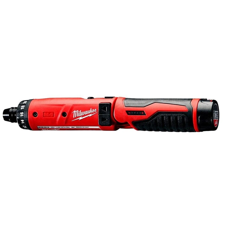 Milwaukee M4 1/4"Hex Screwdriver set with Battery + 110v Charger