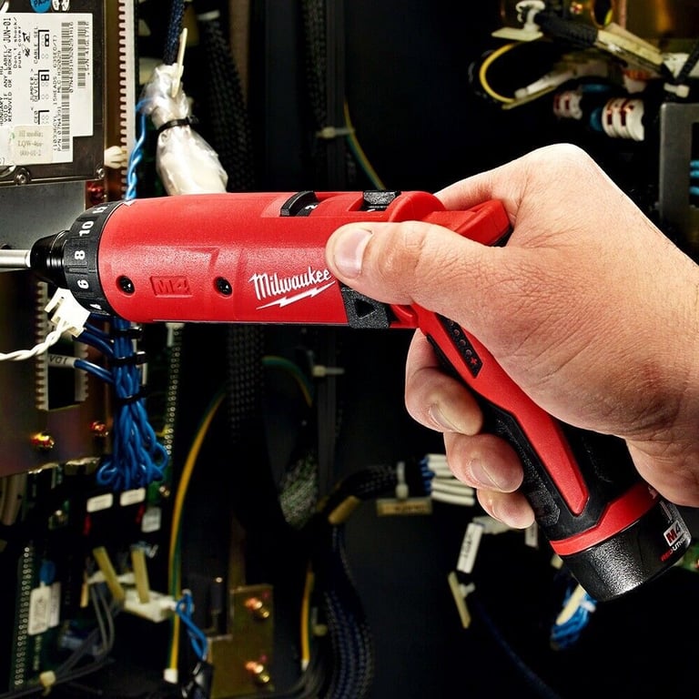 Milwaukee M4 1/4"Hex Screwdriver set with Battery + 110v Charger