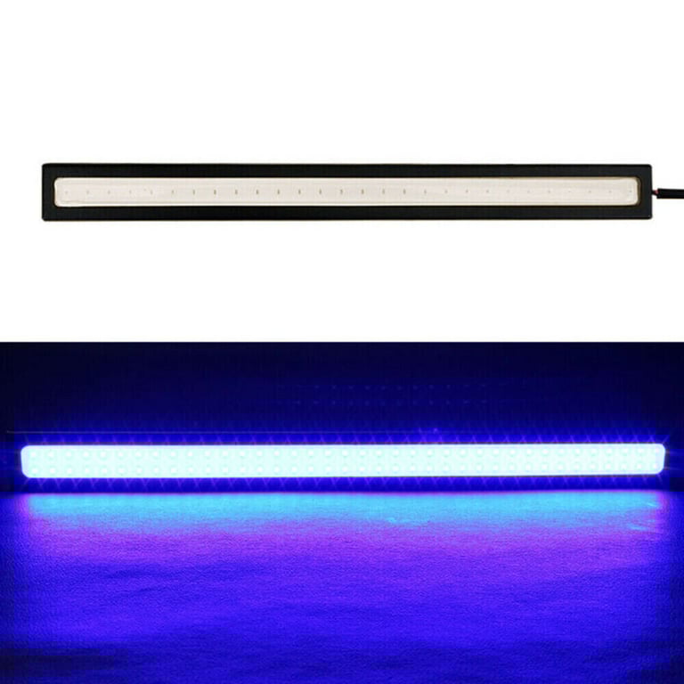 2 x BLUE LED DRL DAYTIME RUNNING LIGHT 60 SMD LAMP SET 14cm WATERPROOF COB LAMPS