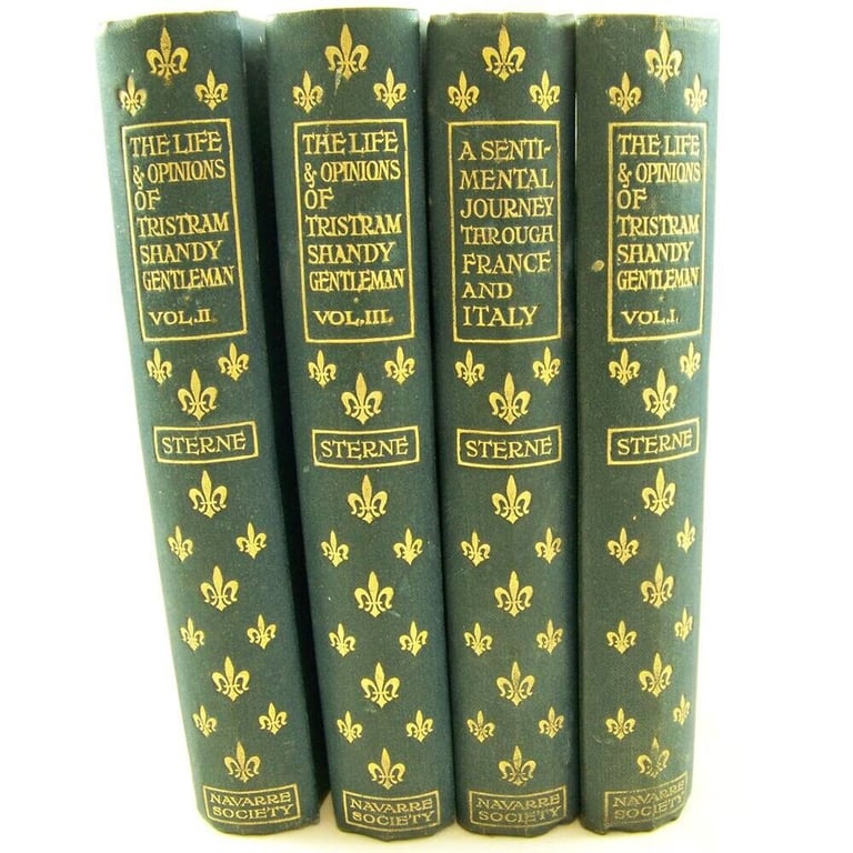 image for LAURENCE STERNE NOVELS Limited Edition incl Tristram Shandy. George Cruikshank illustrator