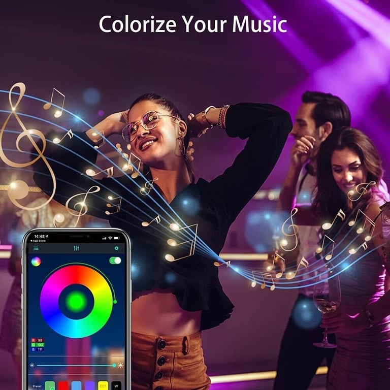 Very Long 20M LED Strip Lights- App & Remote Controlled