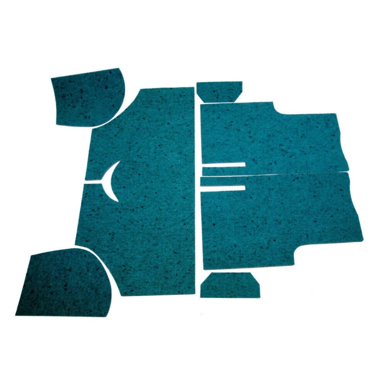 CLASSIC MINI UNDER FELT - SOUND DEADENING 8 MM THICK TOP QUALITY CARPET SETS DOOR CARDS HEADNINGS