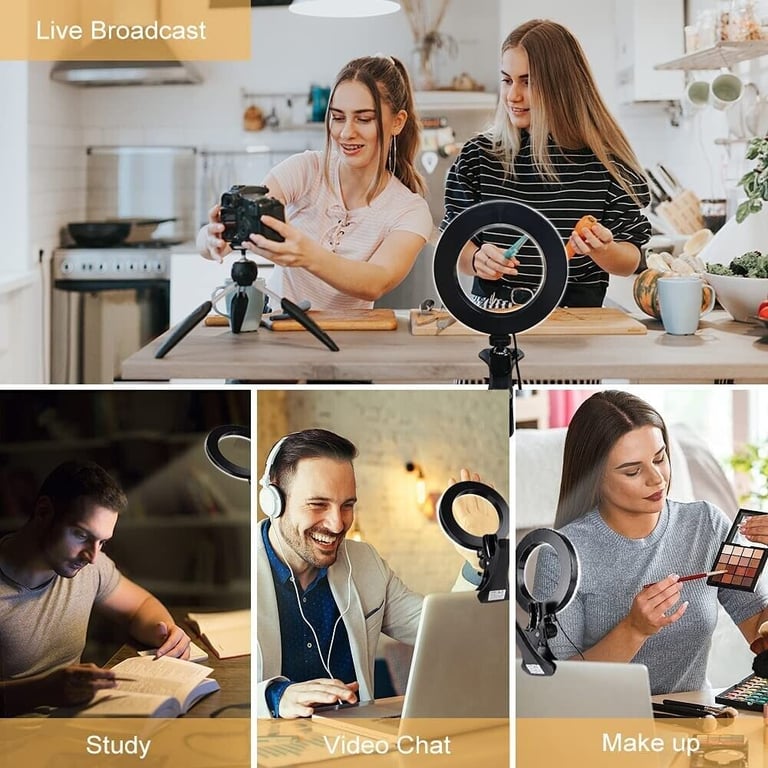 Opard Ring Light 6.1"/15.5cm for Laptop Selfie LED