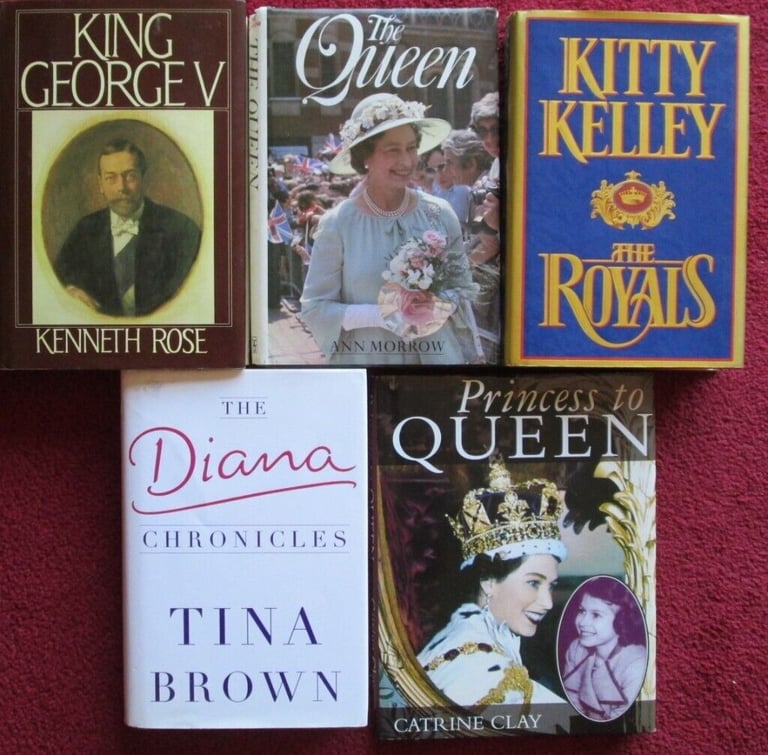 image for ROYAL FAMILY, selection hardback books, titles in description £5.00 per book, good condition