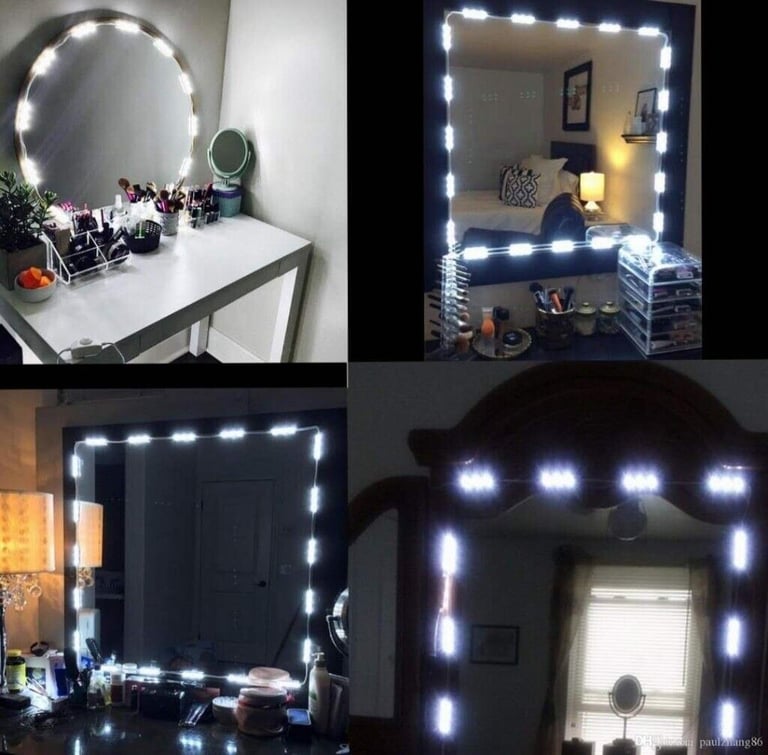 50Pcs Super Bright 12V Powered LED Module Lights Waterproof Self-Adhesive Backing