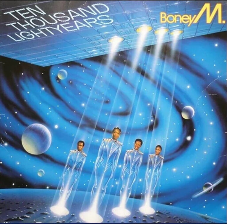 image for BONEY M - 10,0000 LIGHT YEARS, COMPACT DISC, NEW. NOW DELETED.