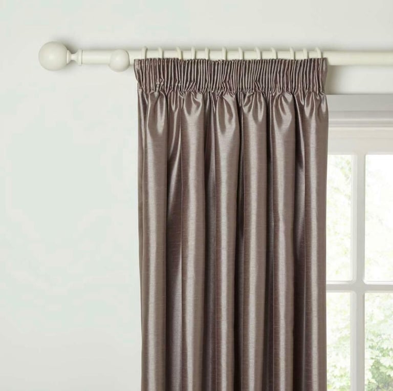 Blackout Lined Pencil Pleat Curtains