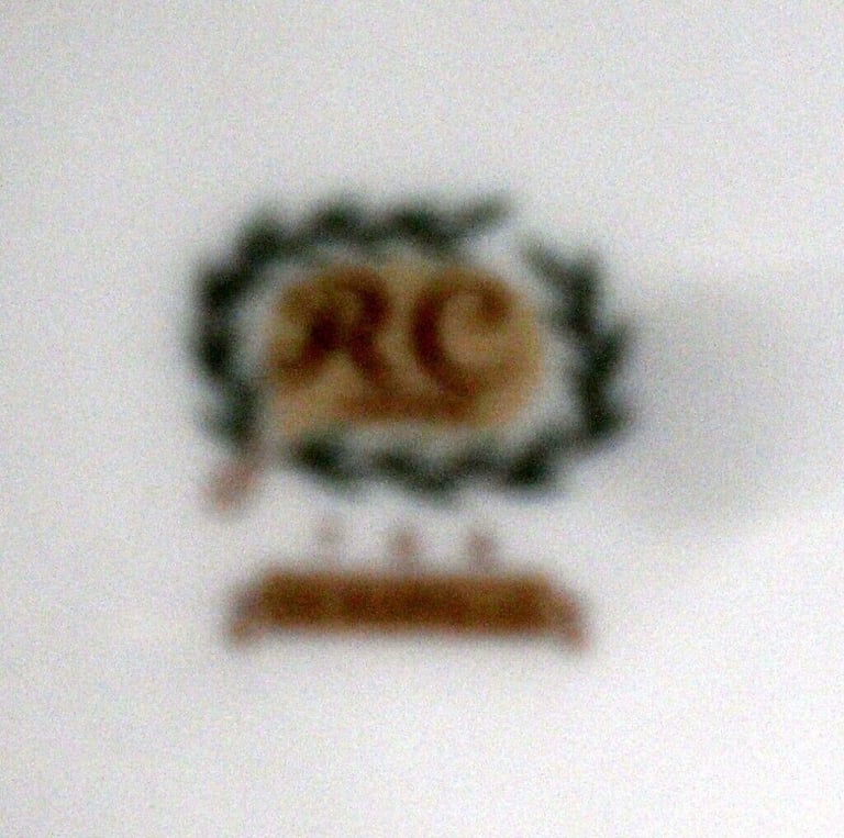 6 x Royal Ceramics RC / Noritake Side Plate in the Deauville 764 Pattern 16 cm