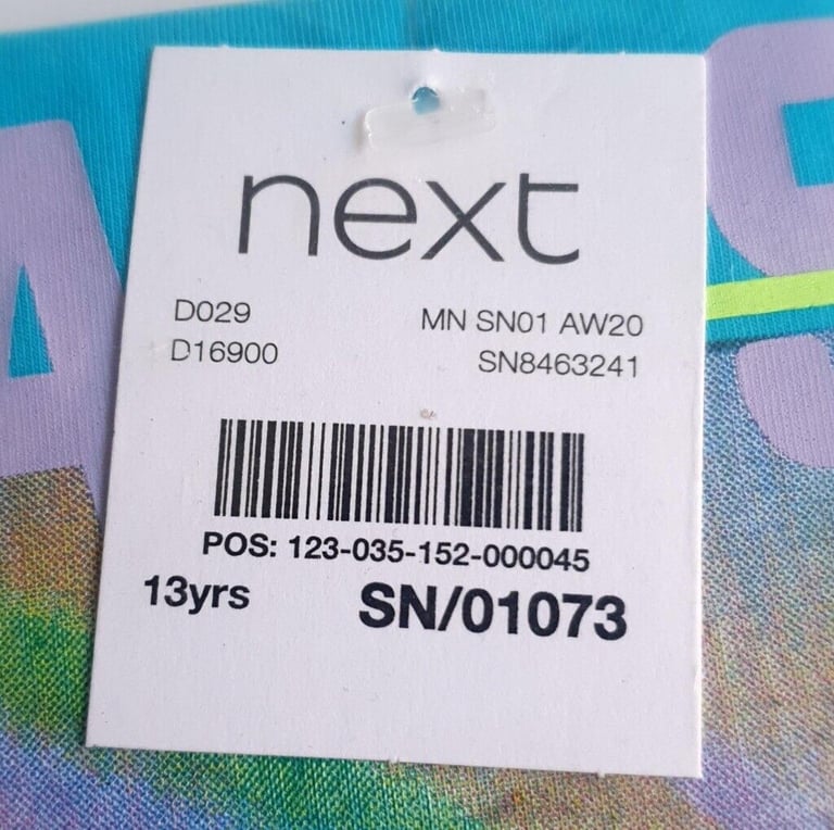 NEXT Girls Pyjamas PJ with Unicorn - 13 Years - New with Tags, Sealed