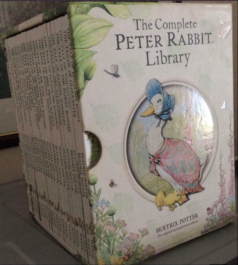 THE COMPLETE PETER RABBIT LIBRARY COLLECTION BY BEATRIX POTTER in its box!