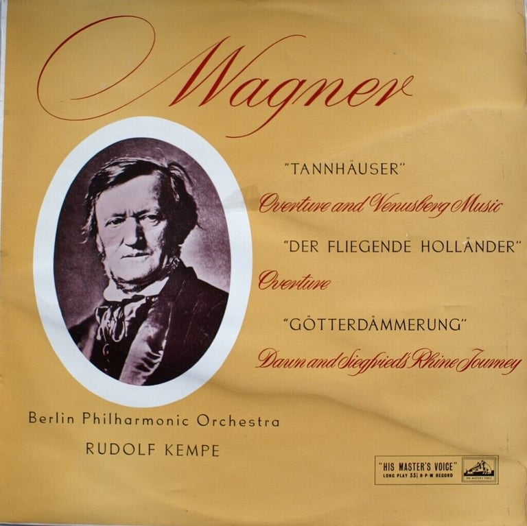 Wagner: Tannhauser/Der Fliegende Hollander/Gotterdammerung - Berlin Phil/Kempe