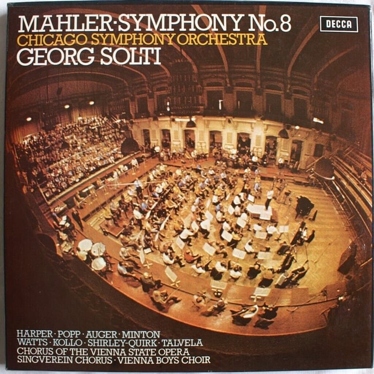 image for Mahler - Symphony No.8 - Solti/Chicago Symphony Orch (2LP Boxed Set)