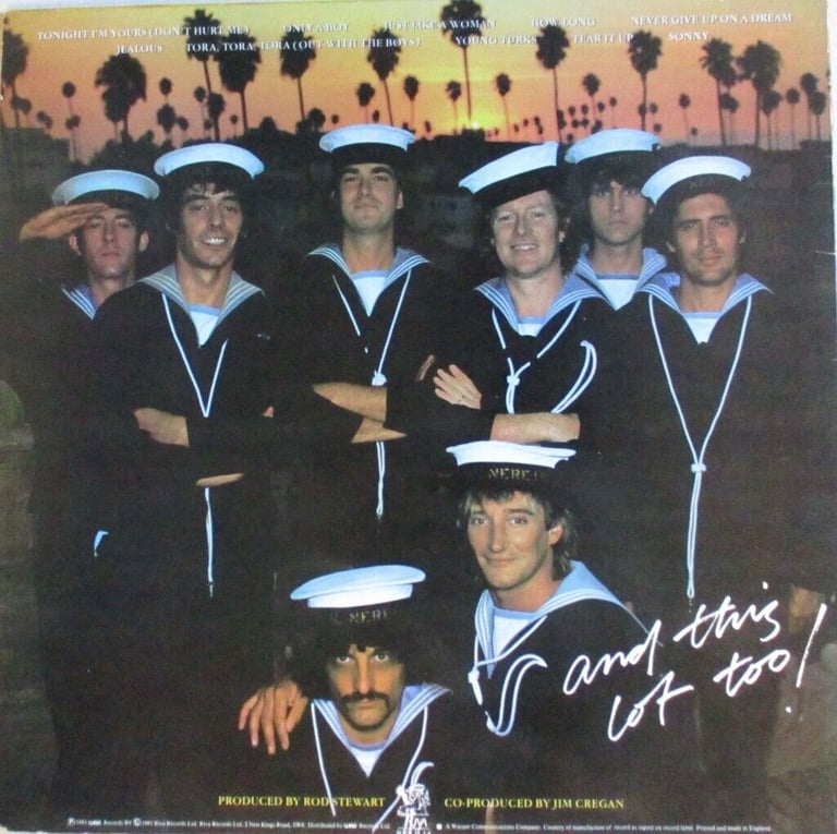 ROD STEWART... LP RECORD - TONIGHT I'M YOURS