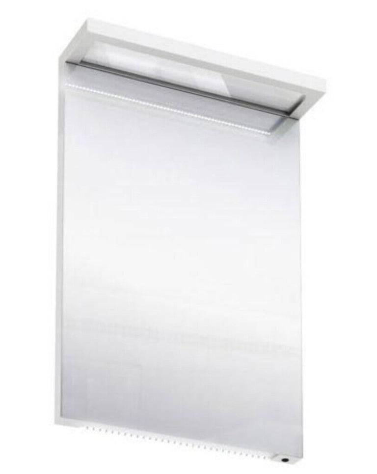 image for Aqua Cabinets - 500mm Wide Illuminated LED Mirror - White - M10W  