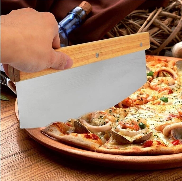 Pizza Cutter Arc Sharp Rocker Blade Premium