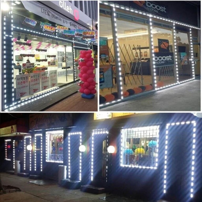 50Pcs Super Bright 12V Powered LED Module Lights Waterproof Self-Adhesive Backing