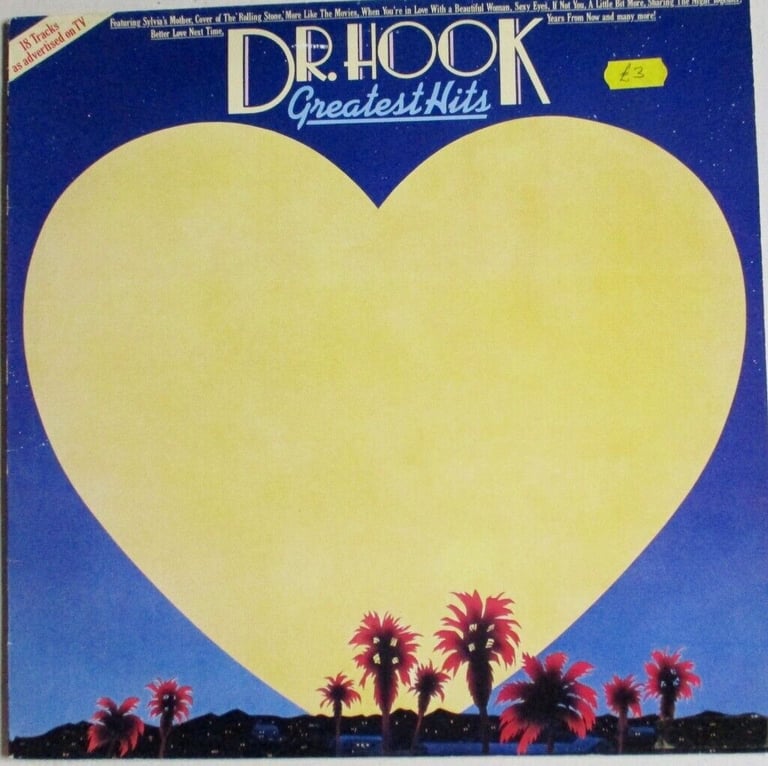 image for DR. HOOK LP VINYL RECORD.  18 GREATEST HITS