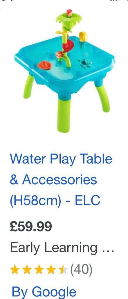 ELC water play tray 