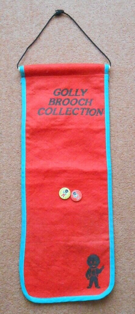 Collectible Robertsons Badge Scroll and 2 Vintage Tin Badges.