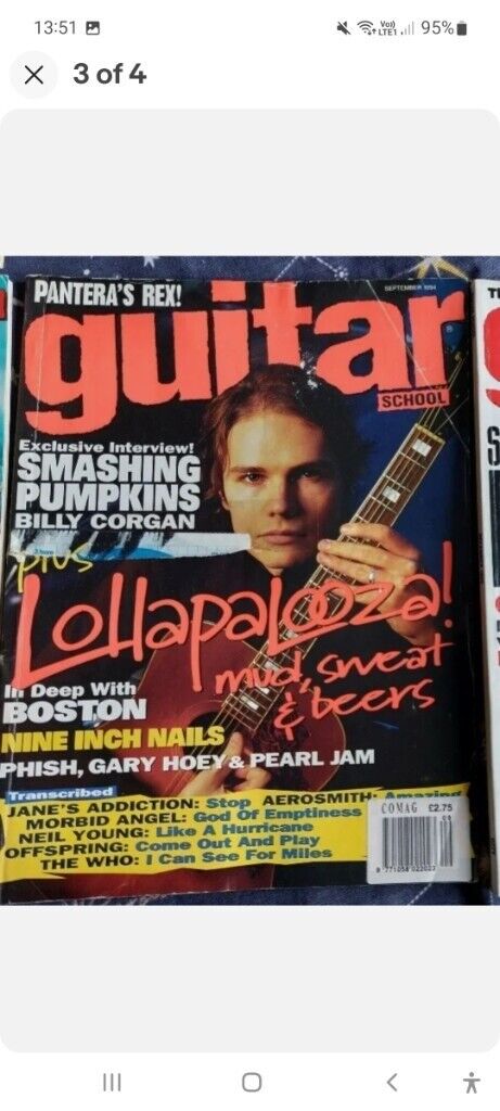 Guitar School 1994 all 6 issues 